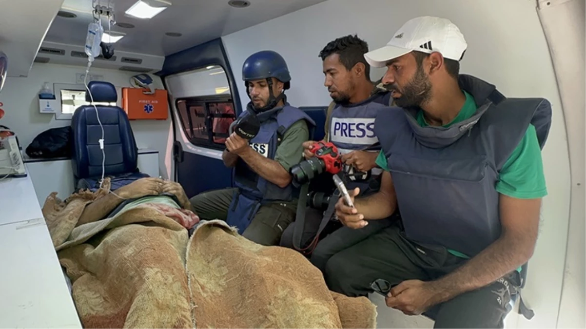 İsrail'den Gazze'de gazetecilere saldırı! Yaralılar arasında TRT ekibi de var