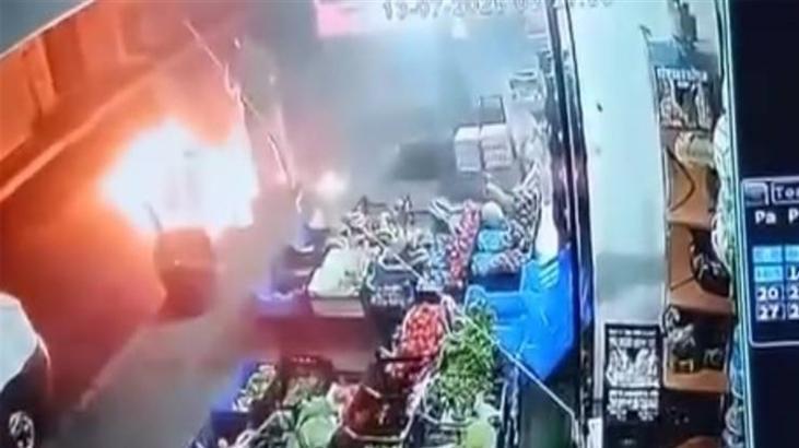 İstanbul Küçükçekmece'de markete molotoflu saldırı düzenlendi