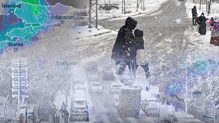 İstanbul'a beklenen kar geldi! 8 ilçede okullar tatil edildi