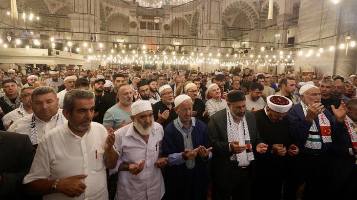 İstanbul'da Gazze için dua programı düzenlendi