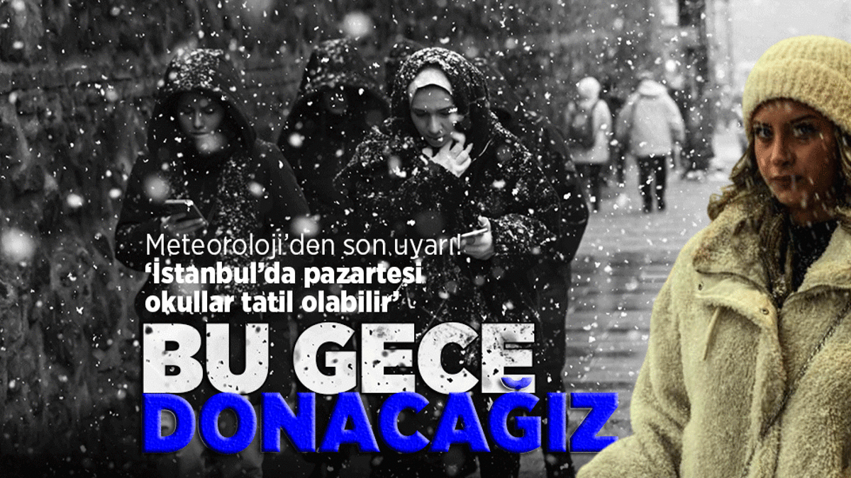 İstanbul'da hava durumu nasıl? İstanbul'da kaç gün kar yağacak?