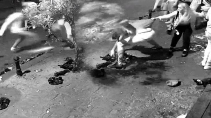 İstanbul’da kabus anları! Şişeyi kırıp 3 kişiyi yaraladılar