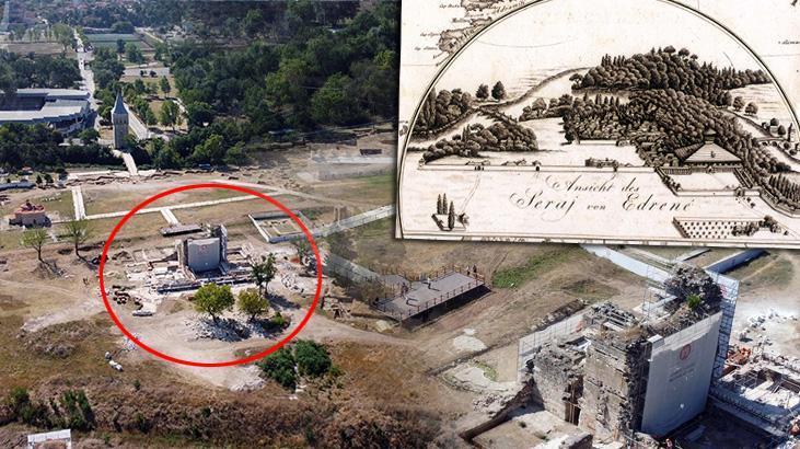 İsviçre'de arşivlerinde bulundu: Haritanın üzerinde Edirne ile İstanbul'un bir planı var