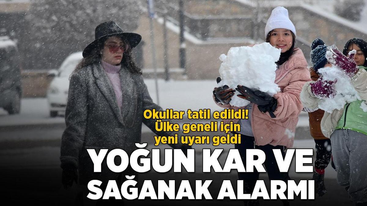Kar yağışı için uyarılar! İstanbul, Ankara, İzmir ve diğer illerin hava durumu