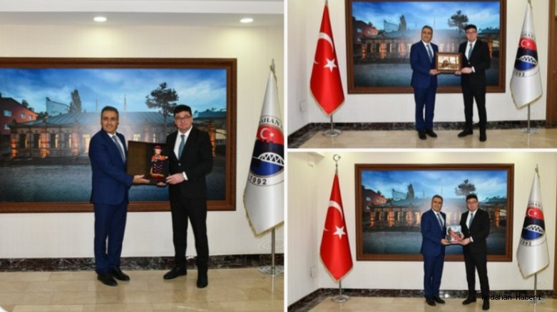 Kars Azerbaycan Başkonsolosu Zamin Aliyev’den Ardahan Valisi Hayrettin Çiçek’e Ziyaret