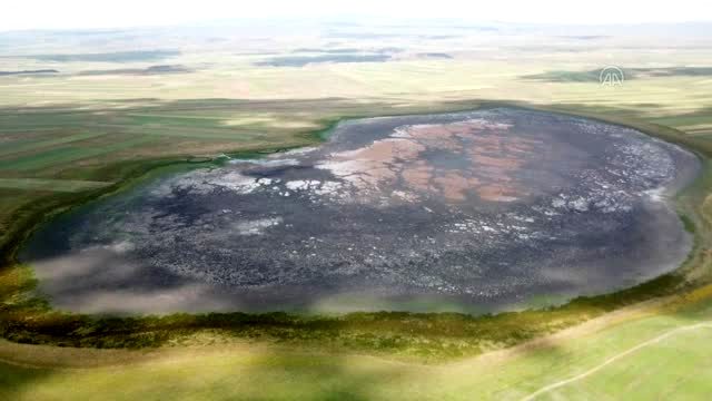 Kars'ta Kuyucuk Gölü'nün kuşlarla şenlenmesi yöre halkını sevindirdi