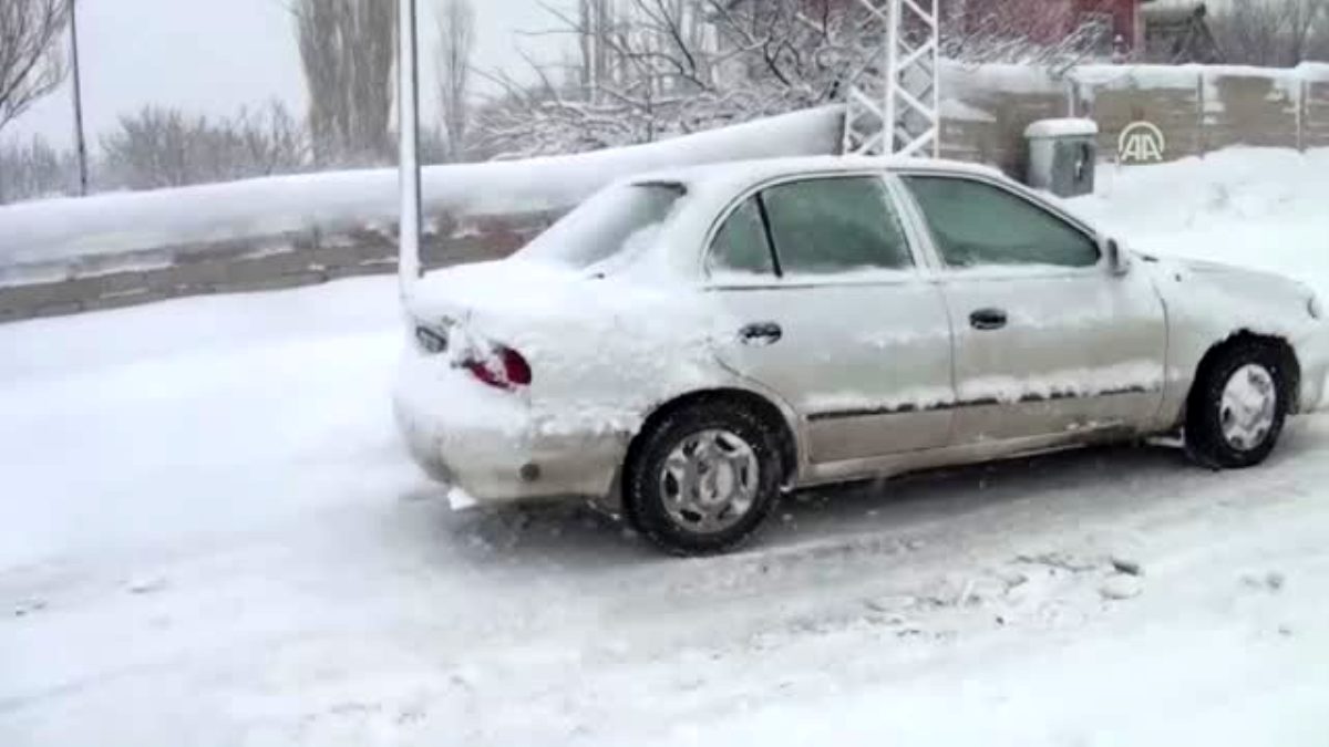 Kars'ta soğuk hava  