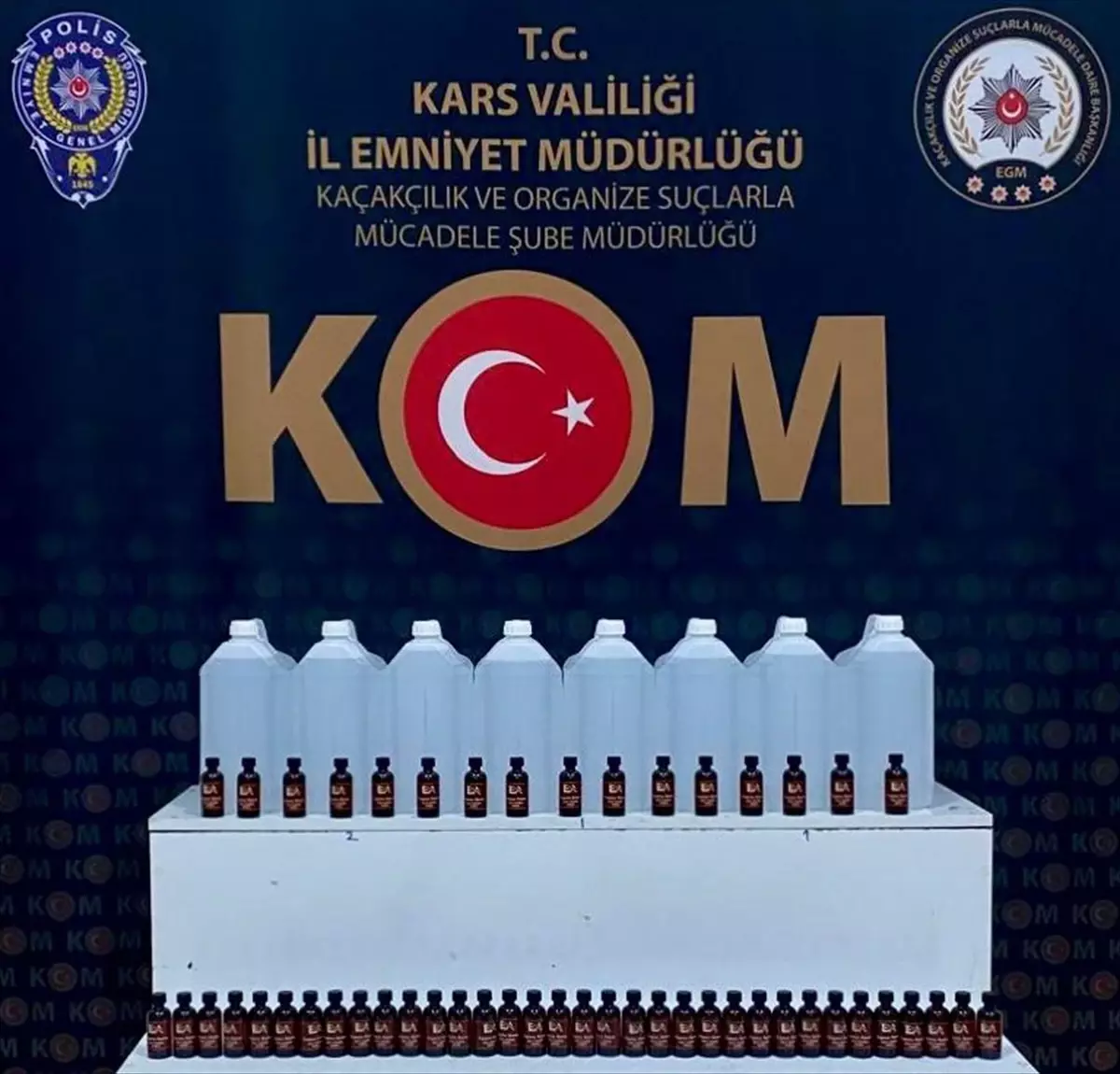 Kars'ta Yılbaşı Öncesi Sahte İçki Operasyonu: 3 Gözaltı