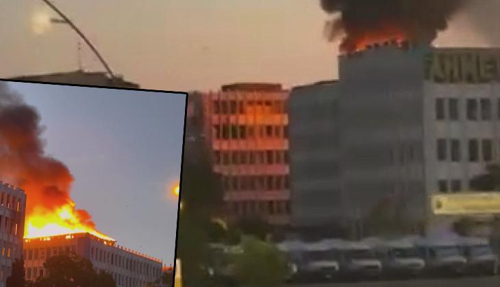 Kartal'da bina yangını! 'Hepimizin canı tehlikede'