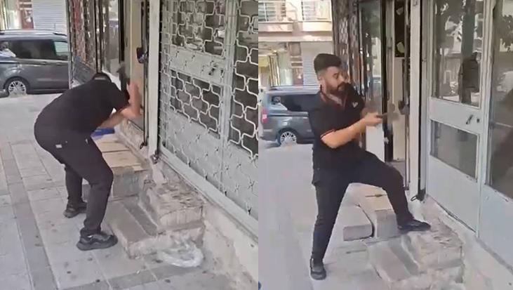 Kaybolan telefonunu sinyalden buldu! Cihazın bulunduğu iş yerinin camını kırarak geri aldı