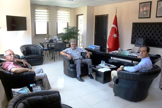 Kaymakam Uzan'dan Başkan Bozkurt'a ziyaret