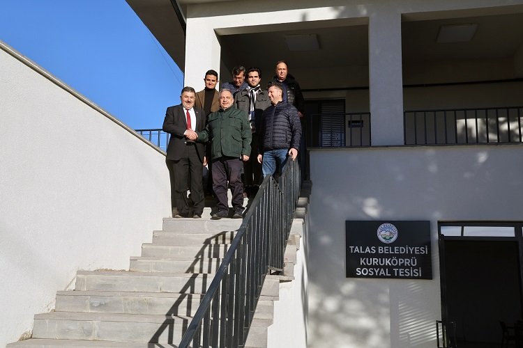 Kayseri Talas Kuruköprü'ye yeni sosyal tesis