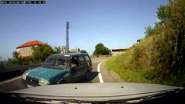 Kazadan korna çalarak son anda kurtuldu