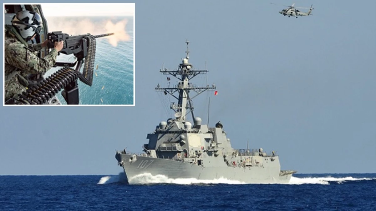 Kızıldeniz'de sular ısındı! Husiler yük gemisine saldırdı, ABD Donanması'na ait helikopterler 3 tekneyi yerle bir etti