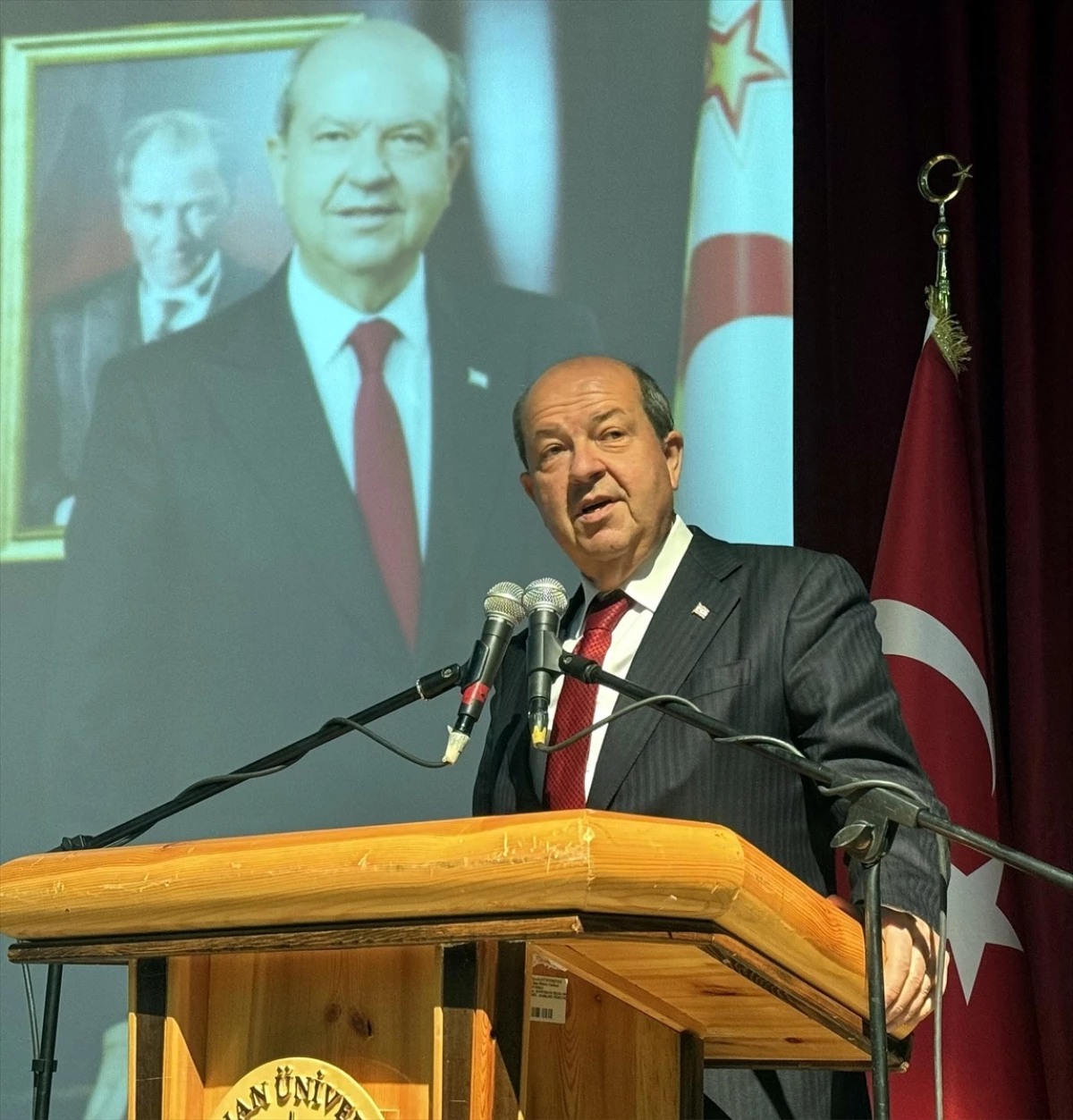 KKTC Cumhurbaşkanı Tatar, Ardahan'da hizmetlerin Erdoğan'ın önderliğiyle gerçekleştiğini söyledi