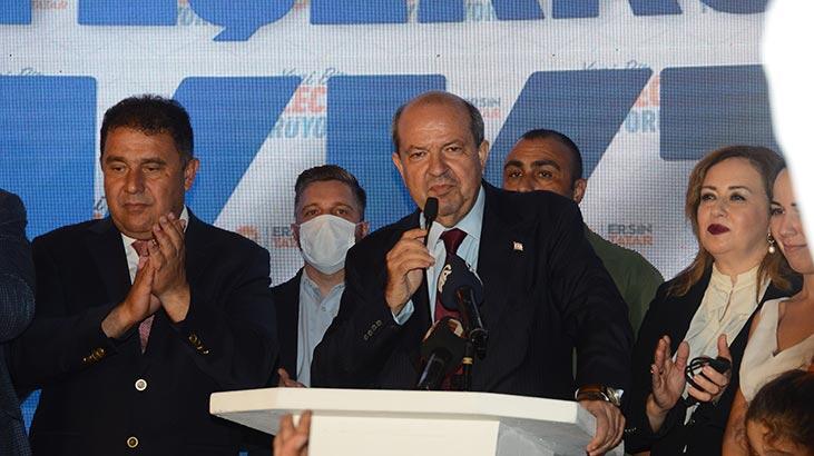 KKTC'nin yeni Cumhurbaşkanı Tatar'dan seçim sonuçlarının ardından açıklama