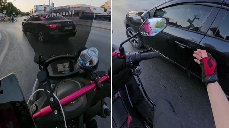 Kuryeden insanlık dersi! Trafiğin ortasında fenalaşan sürücü için bir an bile tereddüt etmedi