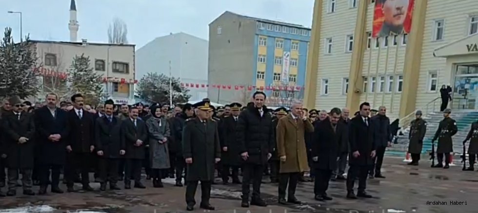 23 Şubat Ardahan’ın Kurtuluşunun 105. Yılında İlk Tören Valilik Önünde Gerçekleştirildi