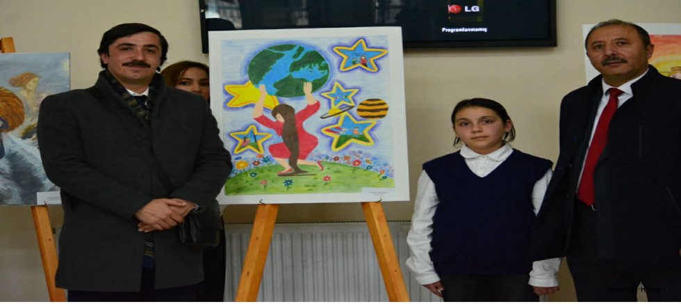 Ailede Kadın Temalı Resim Yarışmasının Ardahan Birincisi Belli Oldu