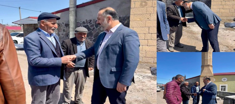 AK Parti Ardahan İl Başkanı Hakan Aydın’dan Beşiktaş Köyüne Ziyaret