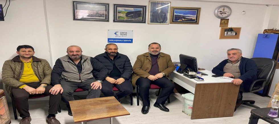 AK Parti Ardahan İl Başkanı Hakan Aydın’dan Küçük Sanayi Sitesi Esnafına Ziyaret