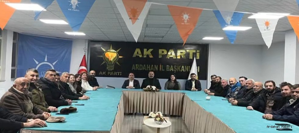 AK Parti Ardahan İl Başkanlığı Haftalık Yönetim Kurulu Toplantısını Gerçekleştirdi