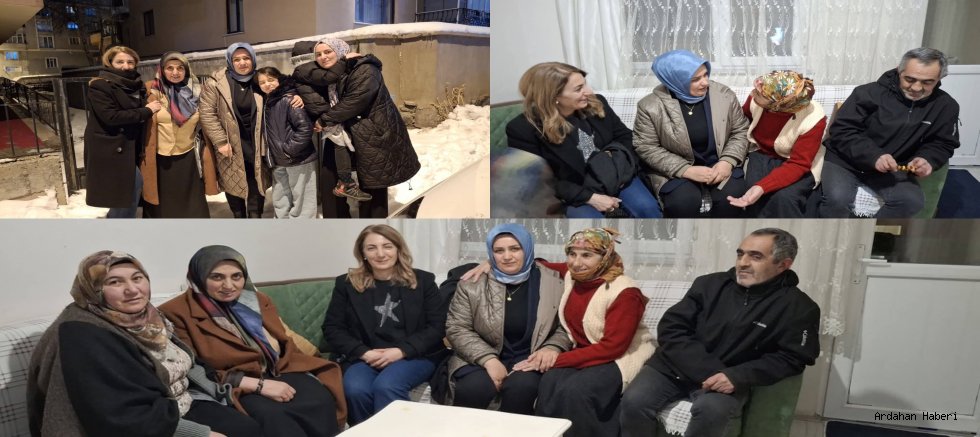 AK Parti Ardahan İl Kadın Kolları’ndan Ramazan’da Hane Ziyaretleri