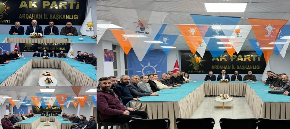 AK Parti Ardahan İl Teşkilatı Haftalık Yönetim Kurulu Toplantısını Gerçekleştirdi