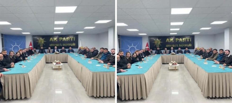AK Parti Ardahan Teşkilatı Haftalık Toplantısını Gerçekleştirdi