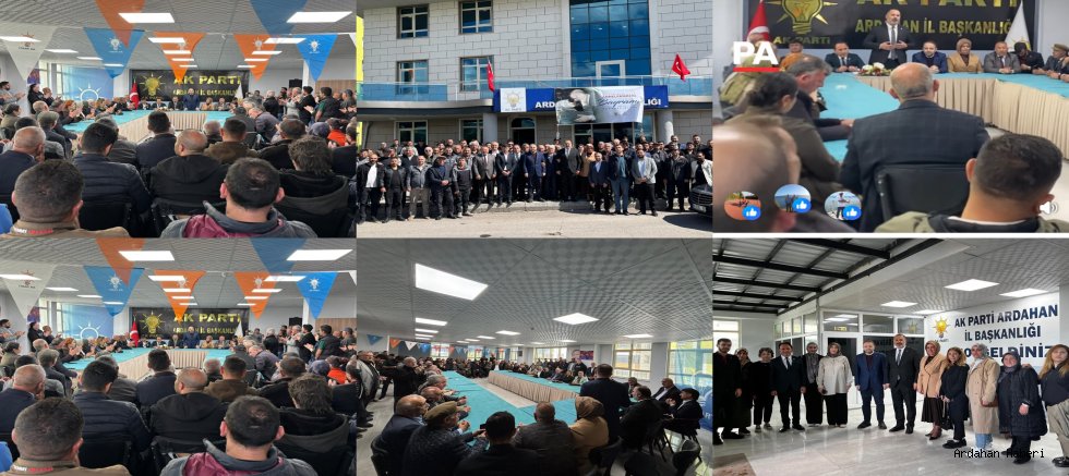 AK Parti Ardahan Teşkilatı'nda Yoğun Katılımlı Bayramlaşma Programı