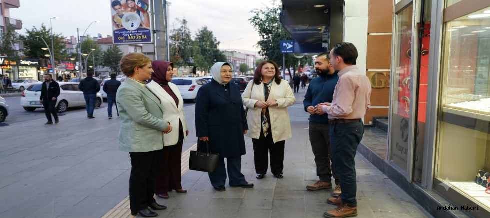 AK Parti Heyetinden Ardahan'da Esnaf Ziyareti