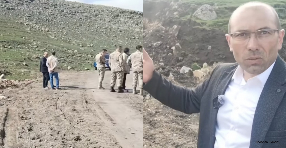 Altın Değil Hizmet Kazısı: Doğankaya Muhtarı O İddiaları Kayaların Başında Çürüttü!