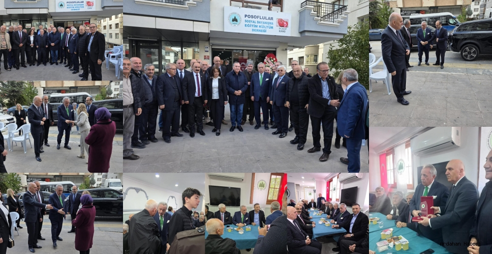 Ardahan 23.Dönem Milletvekili Saffet Kaya, Ankara’da Yenilenen Posoflular Derneği Açılışına Katıldı