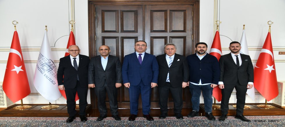 Ardahan 23.Dönem Milletvekili Saffet Kaya’dan Vali Soytürk’e Ziyaret