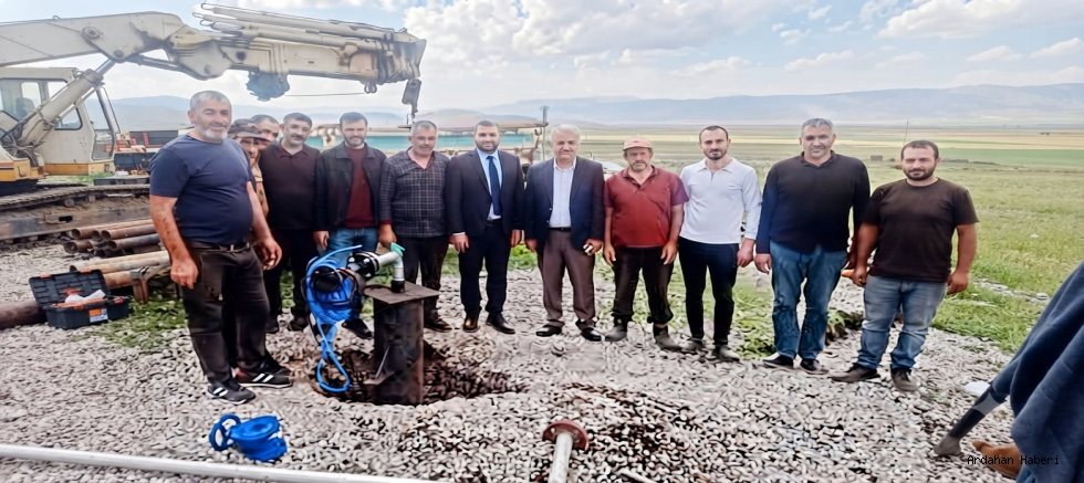 Ardahan Ağzıpek Köyü’nde Su Sevinci: 150 Metrelik Sondajla Su Bulundu