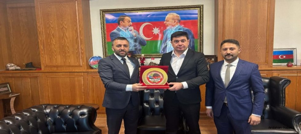 Ardahan Azerbaycan Derneği’nden Başkonsolos Aliyev’e Ziyaret