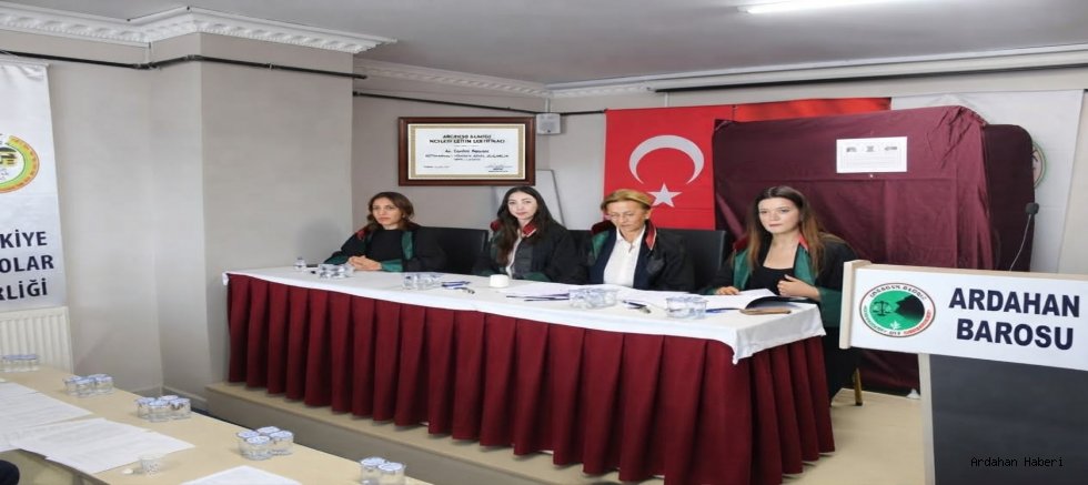 Ardahan Barosu'nda Murat Yolçu Güven Tazeledi