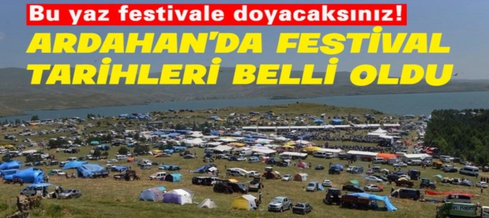 Ardahan’da 2026 Yaz Festivalleri Takvimi Açıklandı