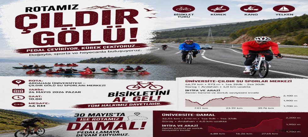Ardahan'da 30 Mayıs Coşkusu: Rota Üniversiteden Çıldır Gölü'ne!