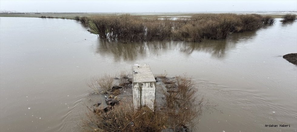 Ardahan'da Bahar Taşkını: Kura Nehri'nin Debisi Yükseldi