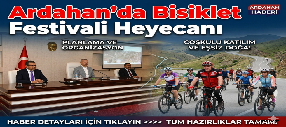 Ardahan’da Bisiklet Festivali Heyecanı: Vali Çiçekli Başkanlığında İlk Hazırlık Toplantısı Gerçekleştirildi