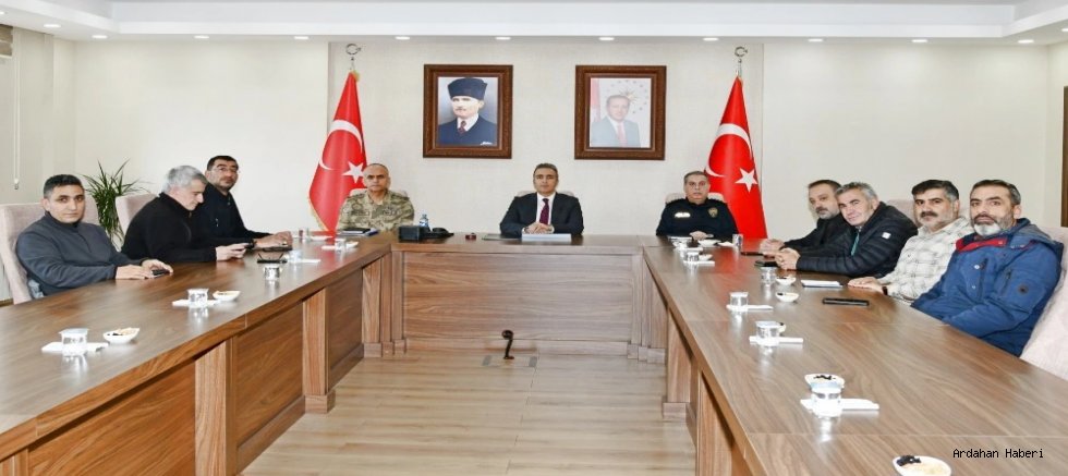 Ardahan’da Ekim Ayı Güvenlik Değerlendirme Toplantısı Yapıldı