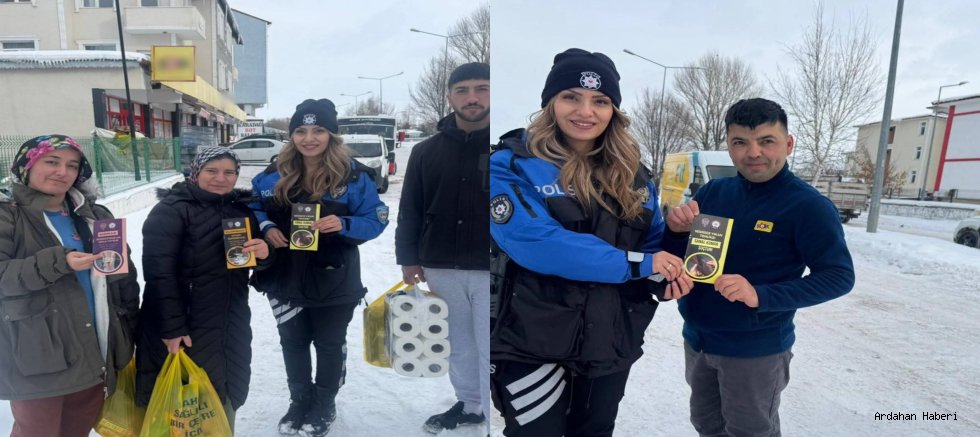 Ardahan da Emniyet Görevlilerinin Sahada: POLHANE Çalışmaları Hız Kazandı