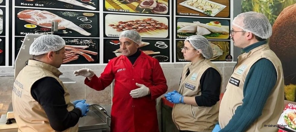 Ardahan’da Gıda Güvenliği Denetimleri Aralıksız Devam Ediyor