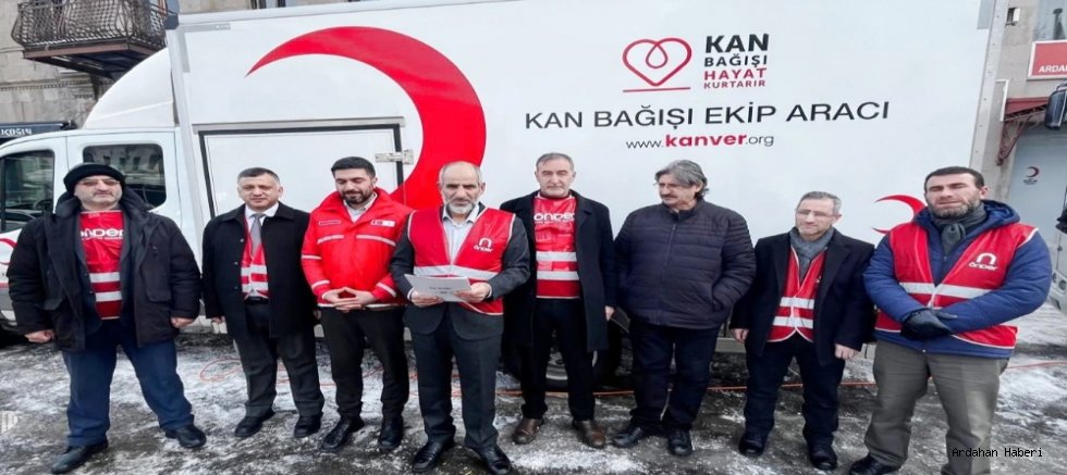 Ardahan’da Hayat Kurtaran Seferberlik: İyilik Kanımızda Var Kampanyası Başladı