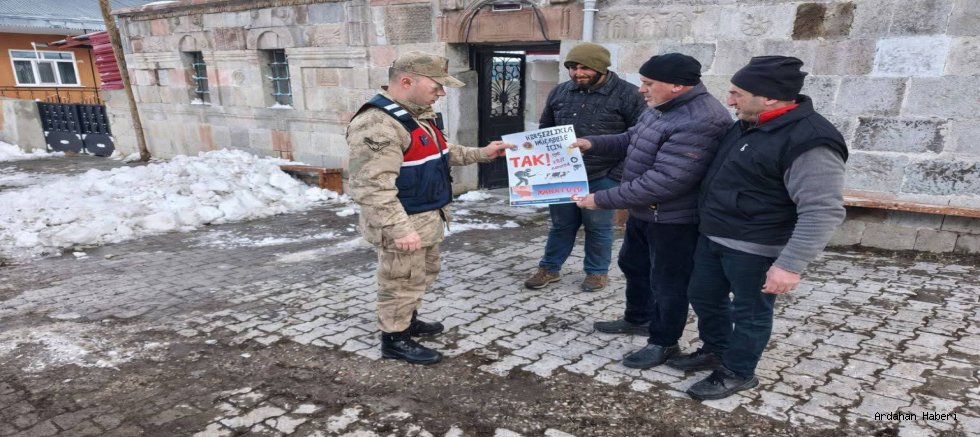 Ardahan da Jandarma vatandaşları uyardı: Ahırlara kamera yerleştirin