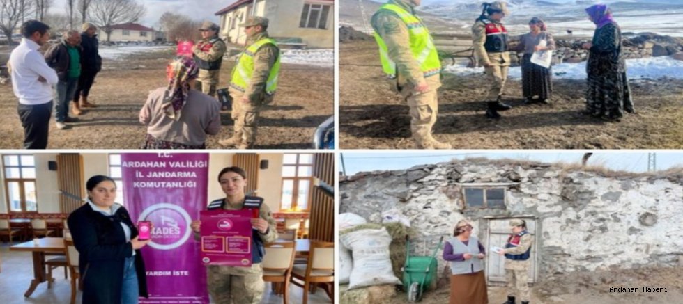 Ardahan’da Kadına Yönelik Şiddetle Mücadelede Kapı Kapı Bilgilendirme