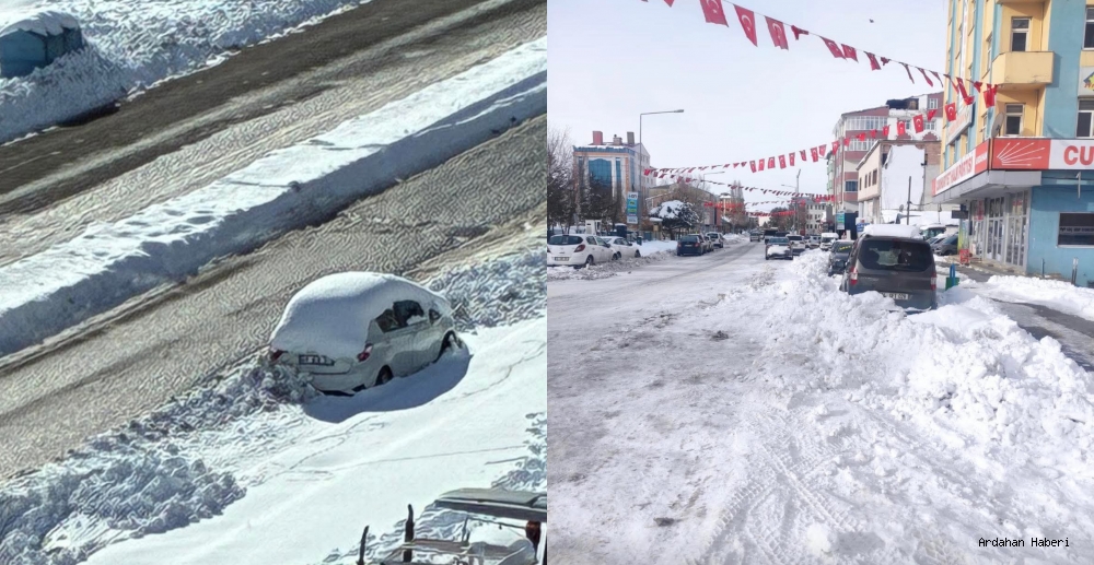 Ardahan’da Kaldırımlar Buz Pisti Haline Geldi: AK Parti’den Tepki