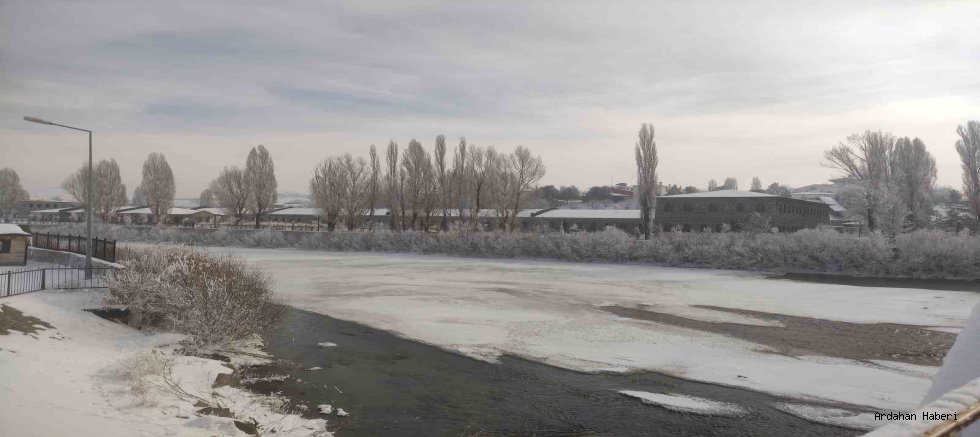 Ardahan’da Kar Sonrası Soğuk Hava Etkisini Sürdürüyor