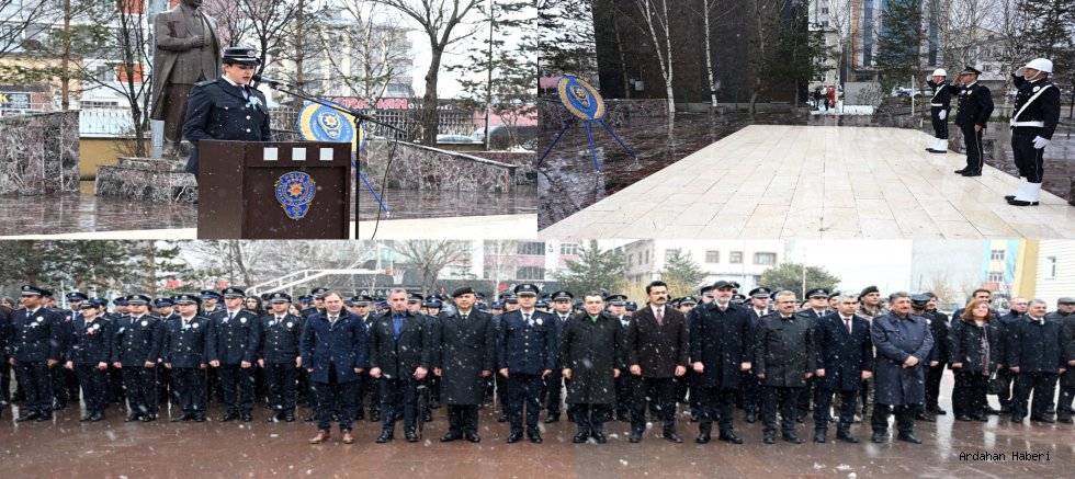 Ardahan’da Kar Yağışı Altında Anlamlı Kutlama: Türk Polis Teşkilatı 181 Yaşında!